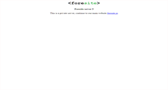 Desktop Screenshot of foresite-jo.com